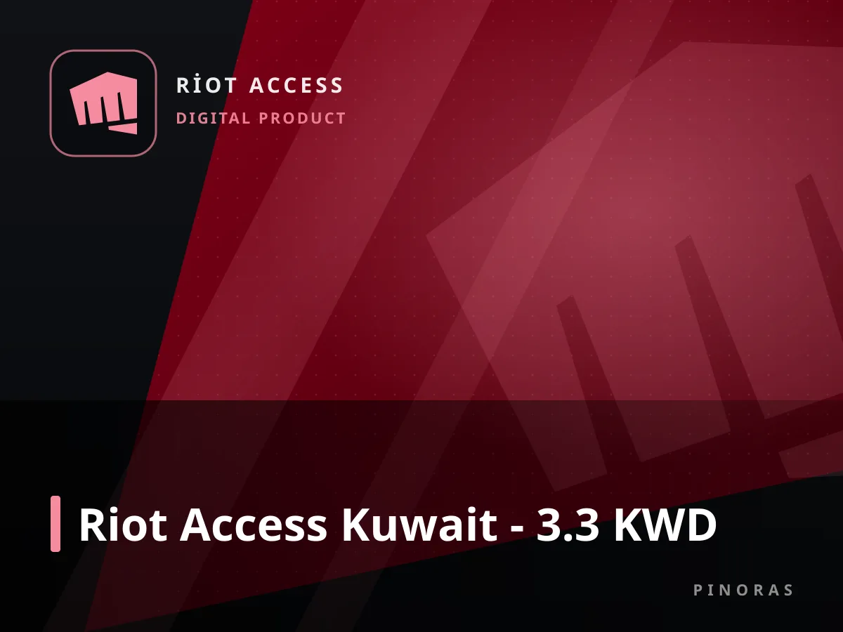 Riot Access Kuwait - 3.3 KWD — Pinoras