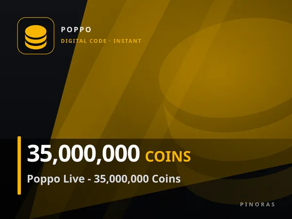 Poppo Live - 35,000,000 Coins