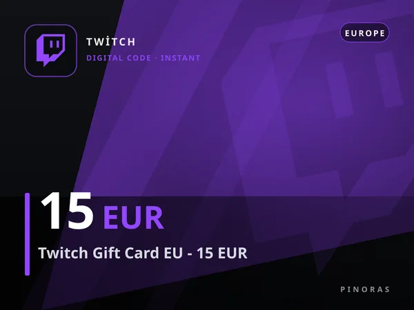 Twitch Gift Card EU - 15 EUR
