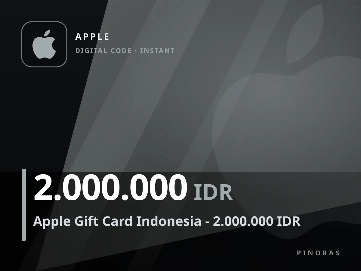 Apple Gift Card Indonesia - 2.000.000 IDR — Pinoras