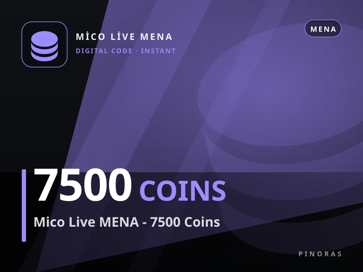 Mico Live MENA - 7500 Coins — Pinoras