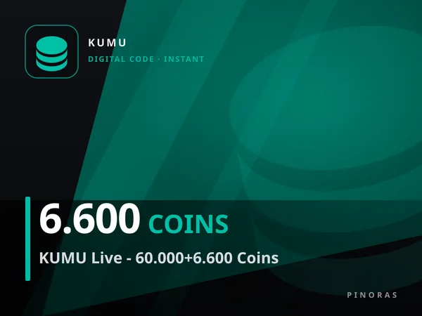 KUMU Live - 60.000+6.600 Coins