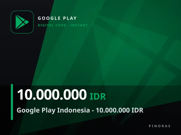 Google Play Indonesia - 10.000.000 IDR