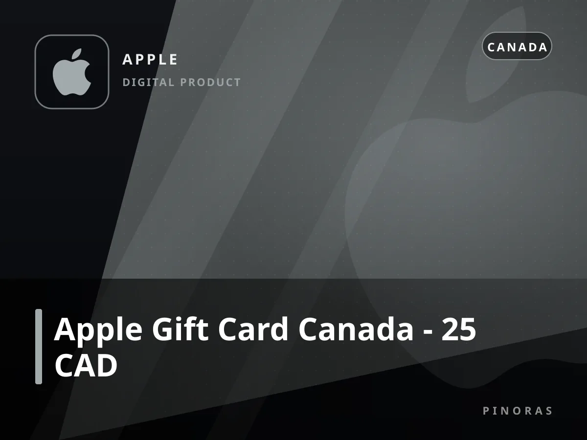 Apple Gift Card Canada - 25 CAD — Pinoras