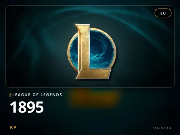League of Legends 15 EUR - 1895 RP