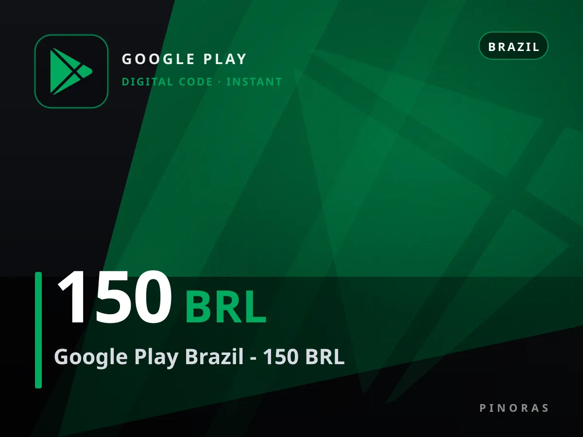 Google Play Brazil - 150 BRL — Pinoras