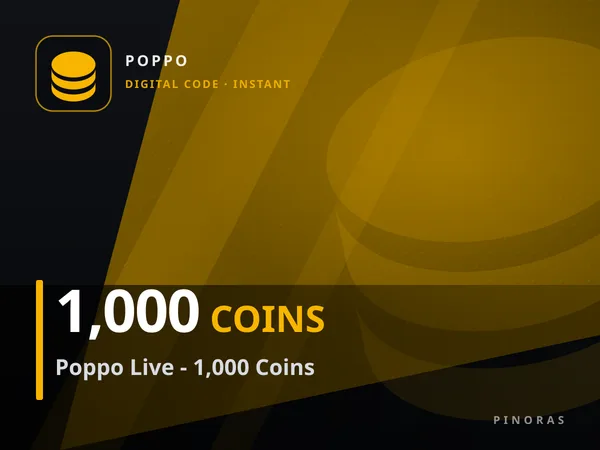 Poppo Live - 1,000 Coins