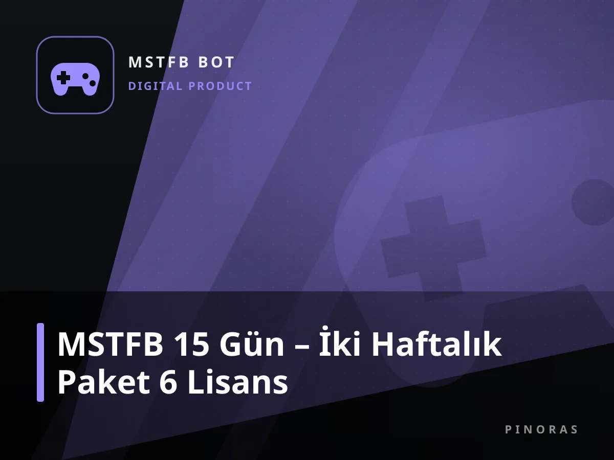 MSTFB 15 Gün – İki Haftalık Paket 6 Lisans — Pinoras
