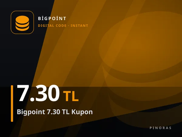 Bigpoint 7.30 TL Kupon