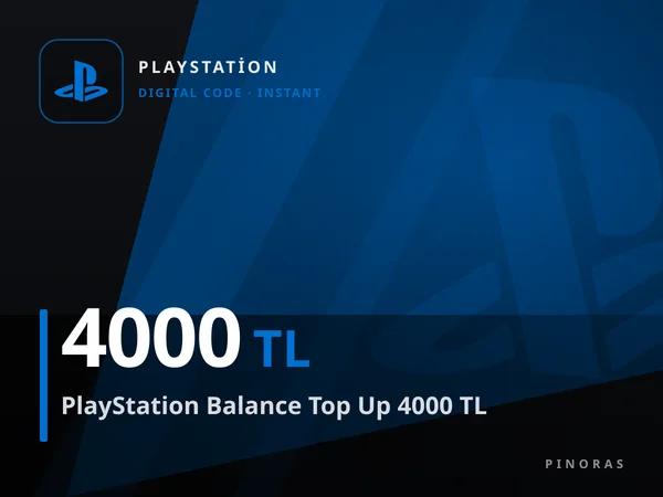 PlayStation Balance Top Up 4000 TL