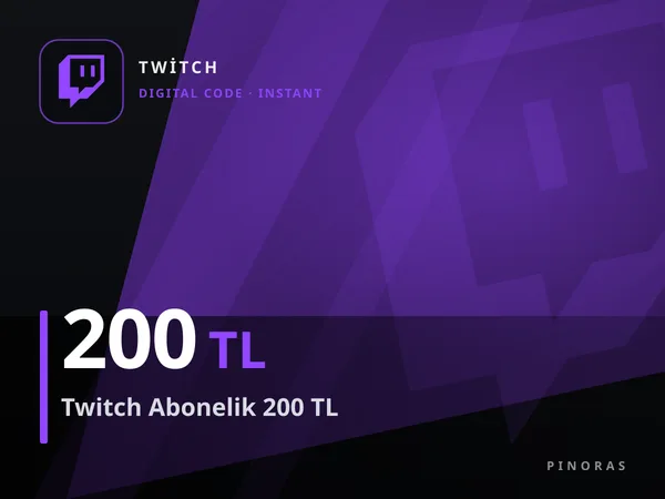 Twitch Abonelik 200 TL