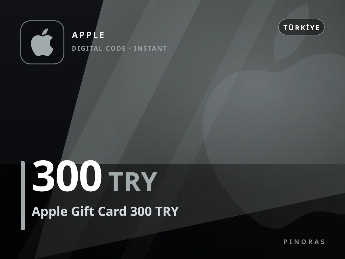 Apple Gift Card 300 TRY — Pinoras