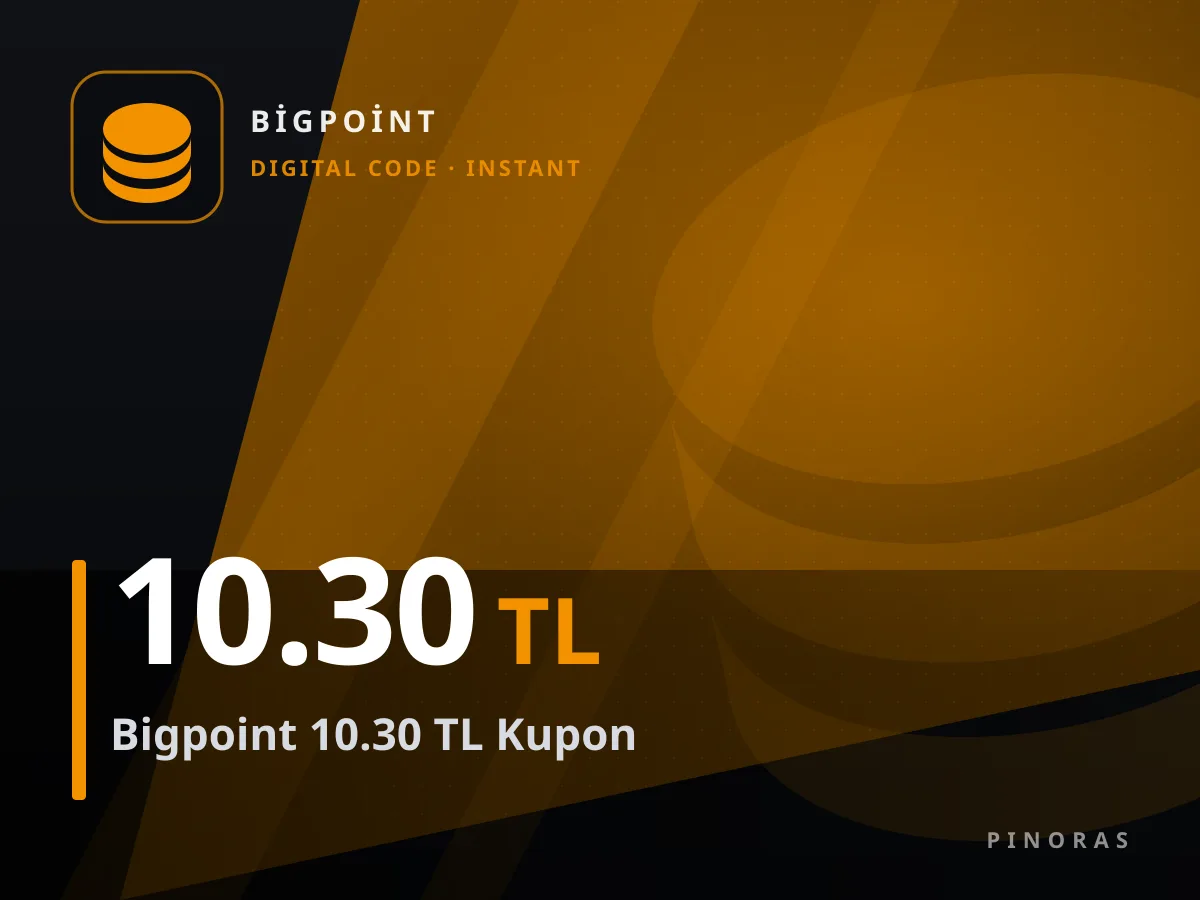 Bigpoint 10.30 TL Kupon — Pinoras