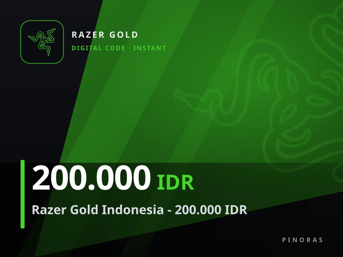 Razer Gold Indonesia - 200.000 IDR — Pinoras