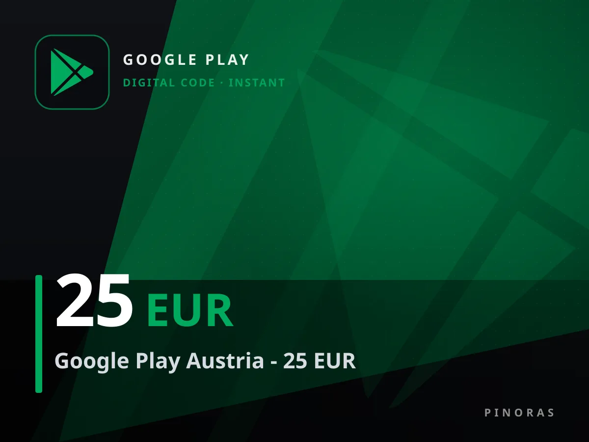 Google Play Austria - 25 EUR — Pinoras