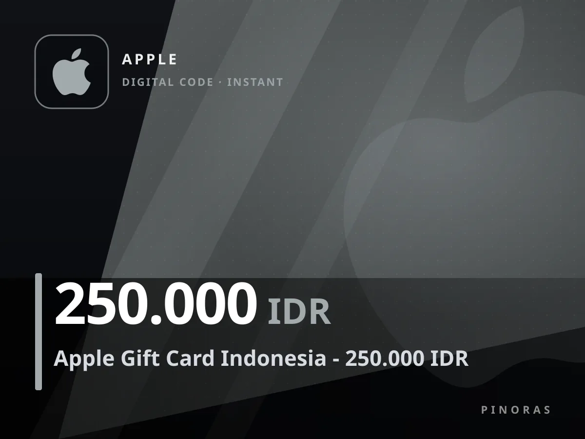 Apple Gift Card Indonesia - 250.000 IDR — Pinoras