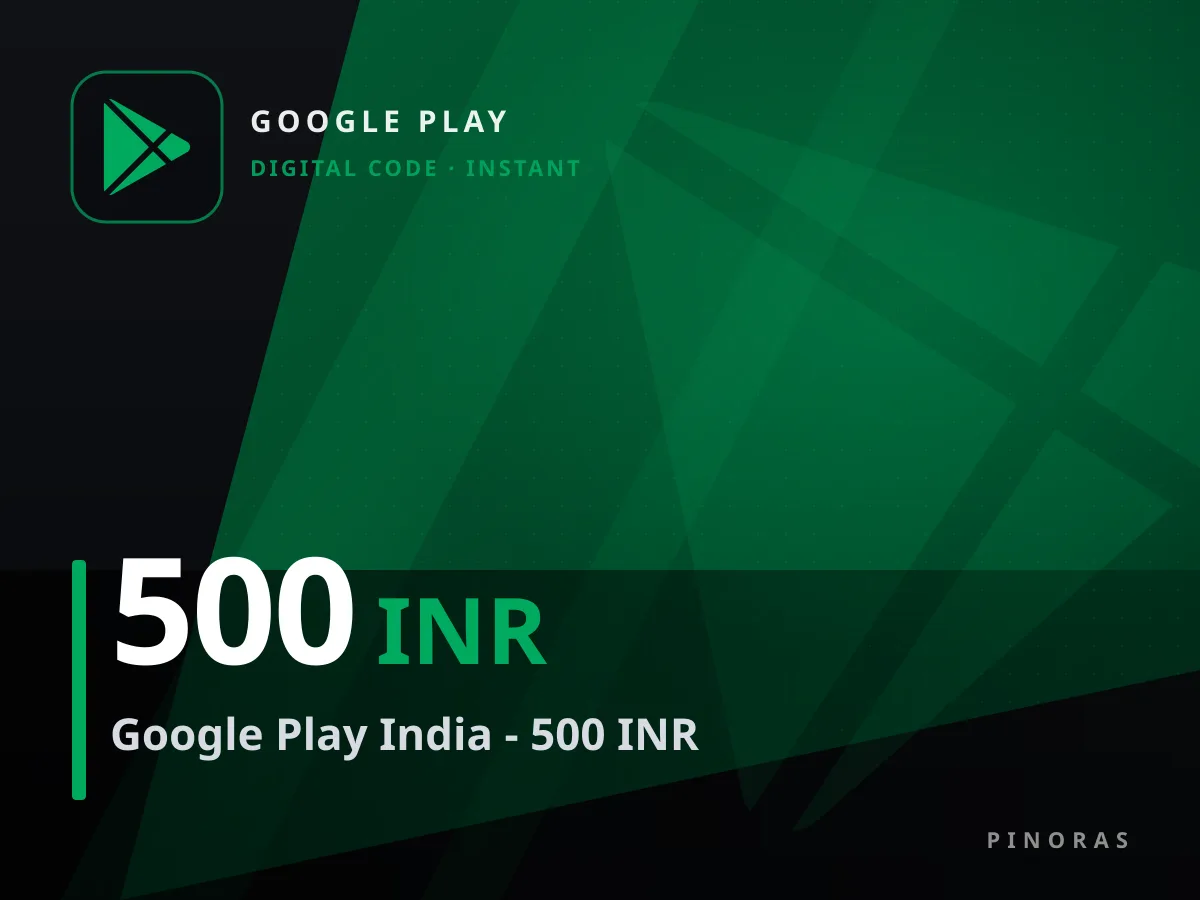 Google Play India - 500 INR — Pinoras