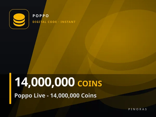Poppo Live - 14,000,000 Coins