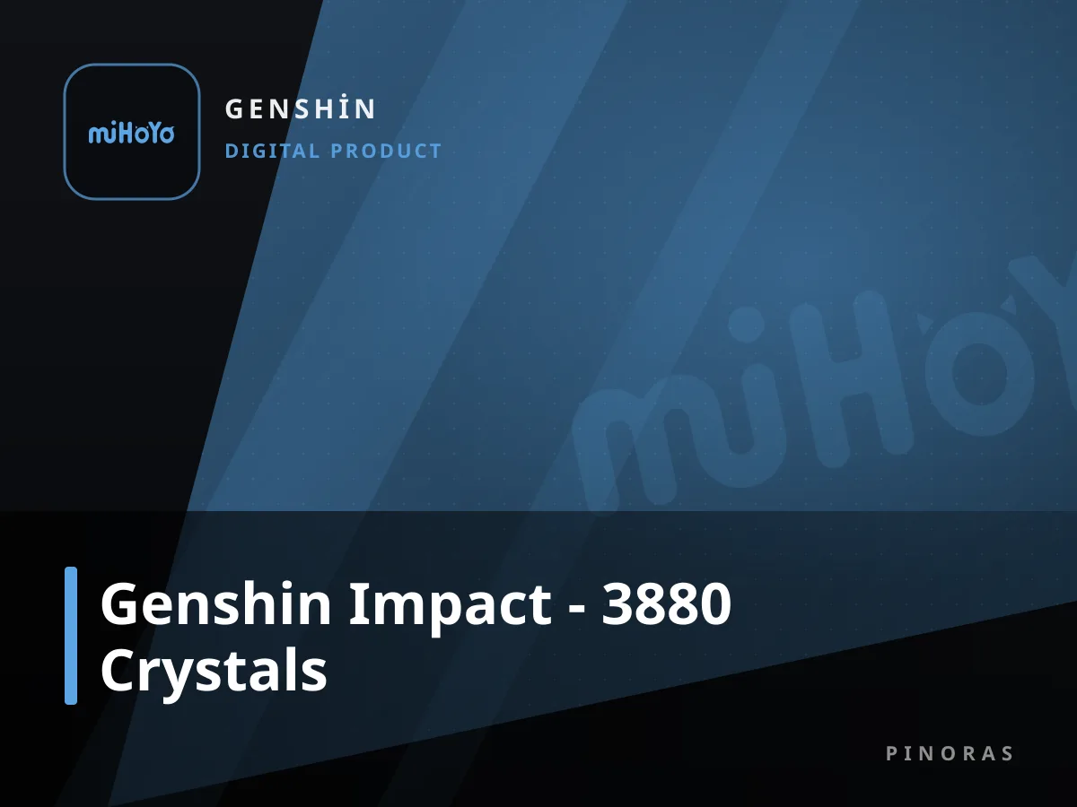 Genshin Impact - 3880 Crystals — Pinoras