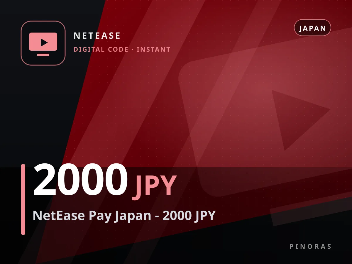 NetEase Pay Japan - 2000 JPY — Pinoras