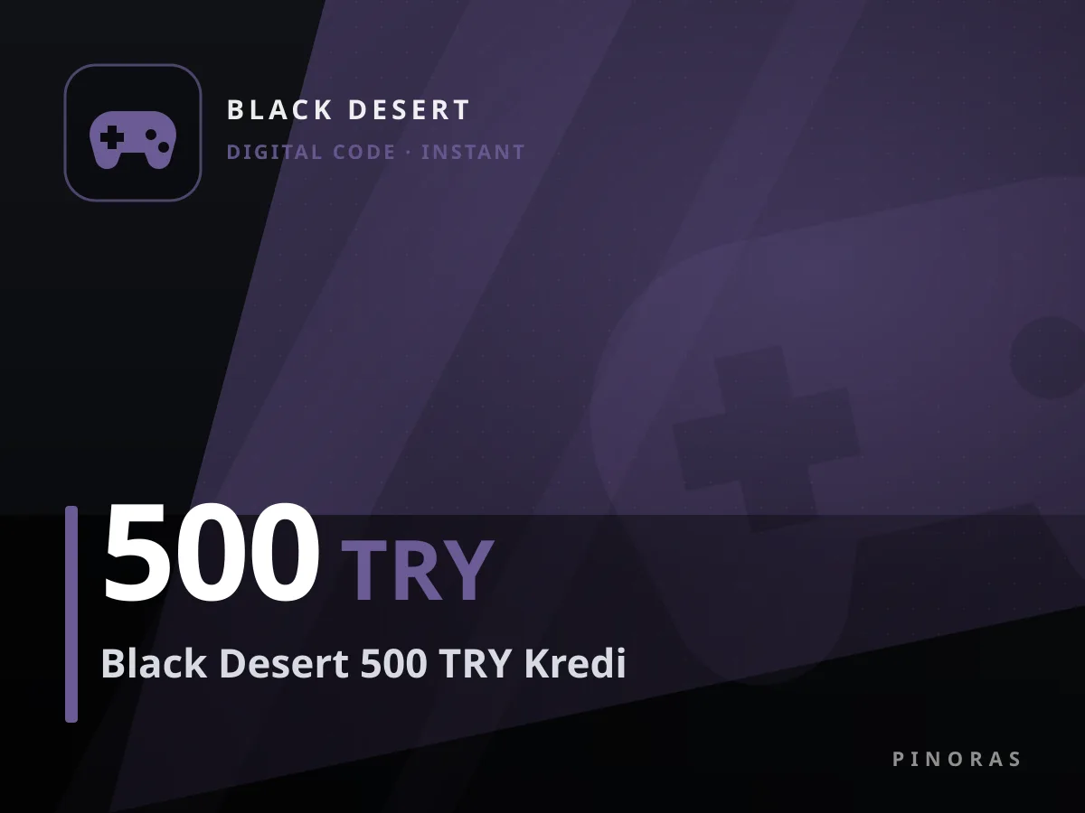 Black Desert 500 TRY Kredi — Pinoras