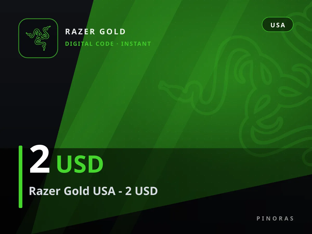 Razer Gold USA - 2 USD — Pinoras