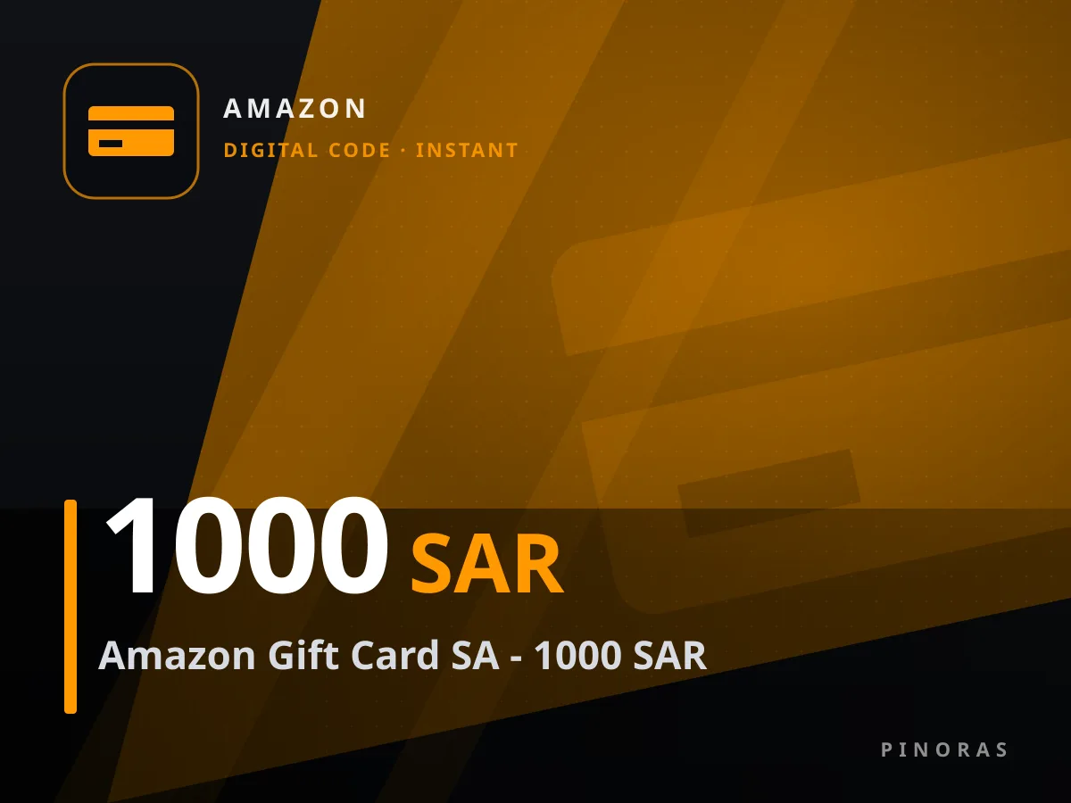 Amazon Gift Card SA - 1000 SAR — Pinoras