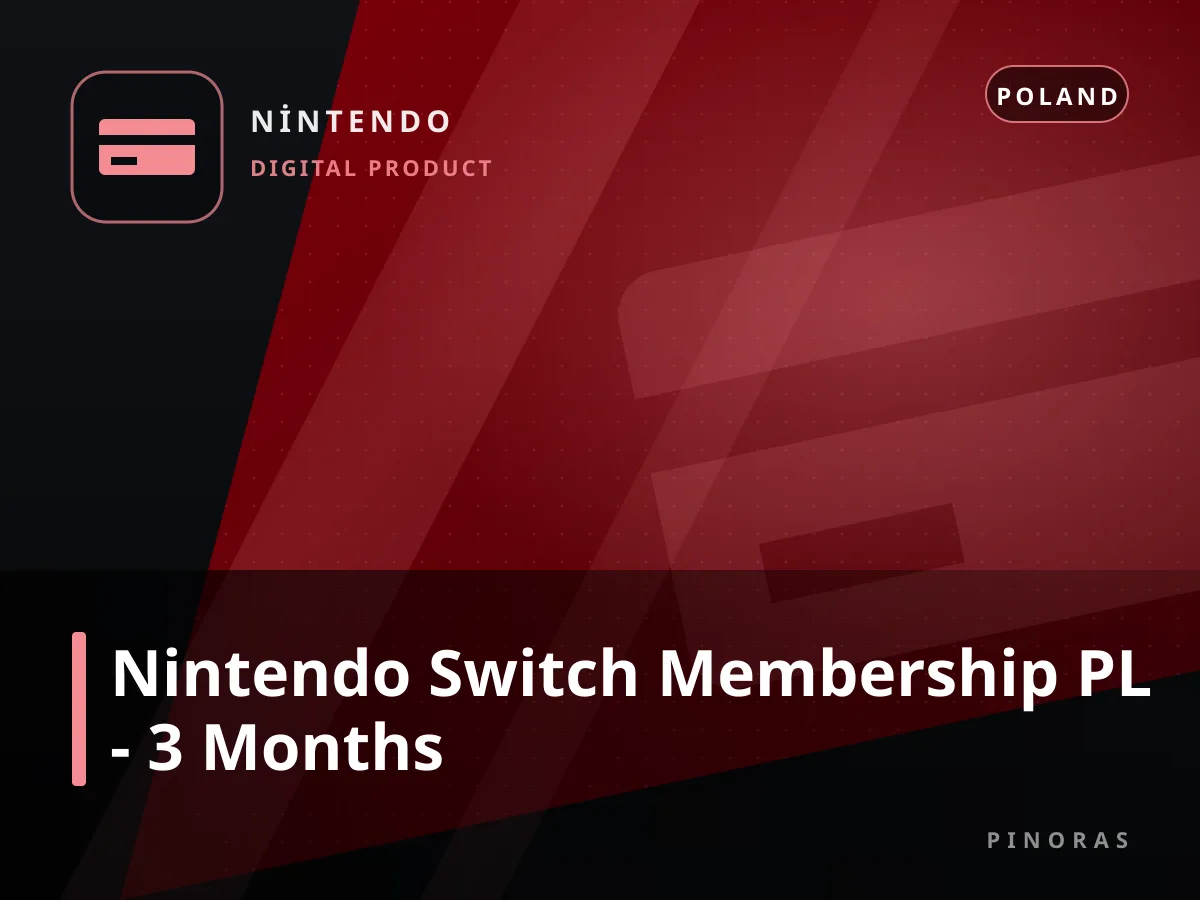 Nintendo Switch Membership PL - 3 Months — Pinoras