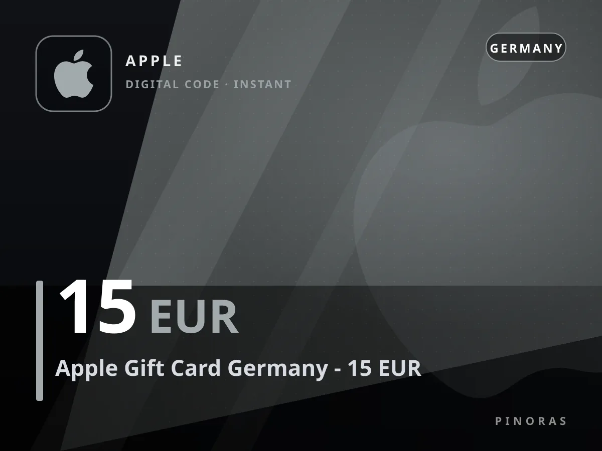 Apple Gift Card Germany - 15 EUR — Pinoras