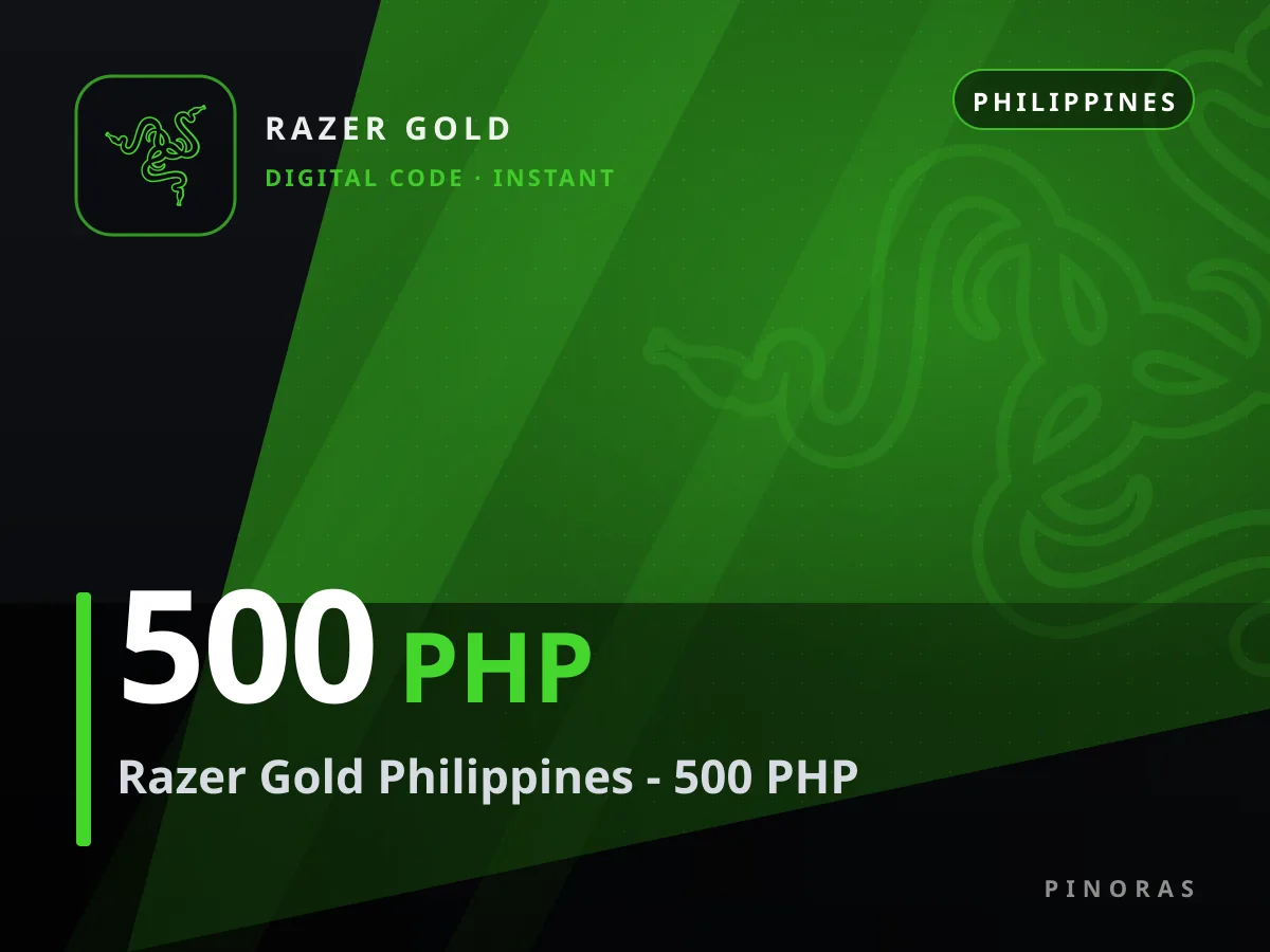 Razer Gold Philippines - 500 PHP — Pinoras