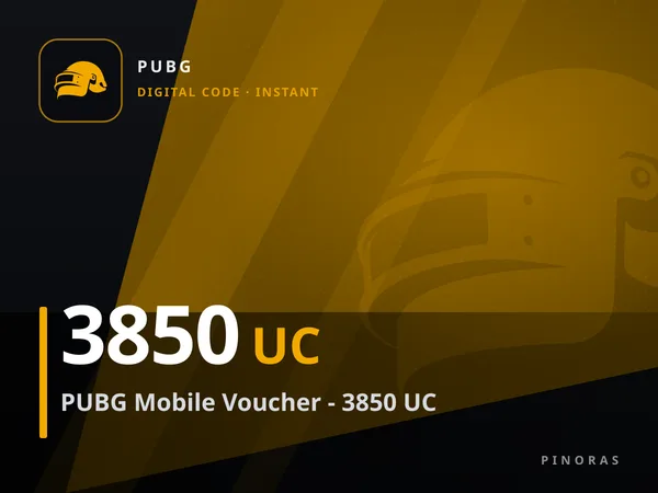 PUBG Mobile Voucher - 3850 UC