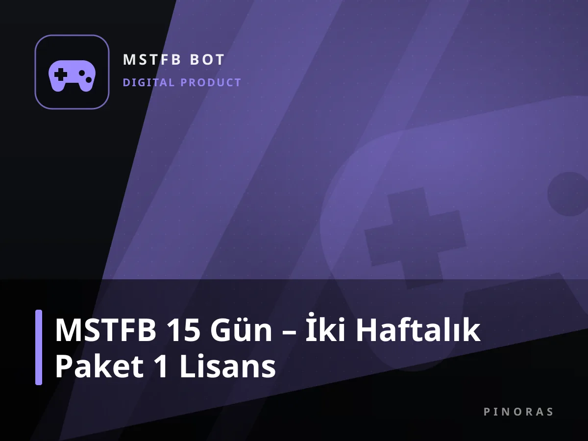 MSTFB 15 Gün – İki Haftalık Paket 1 Lisans — Pinoras