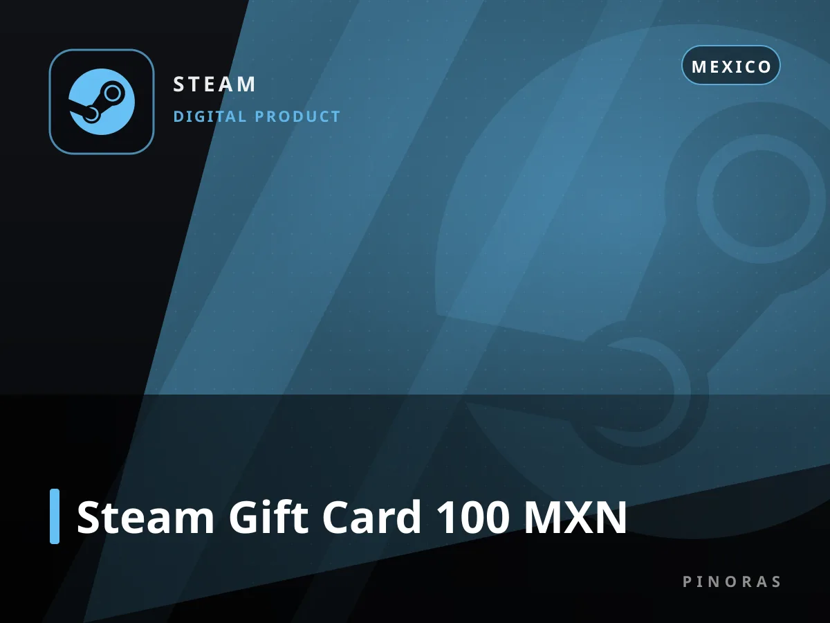 Steam Gift Card 100 MXN — Pinoras