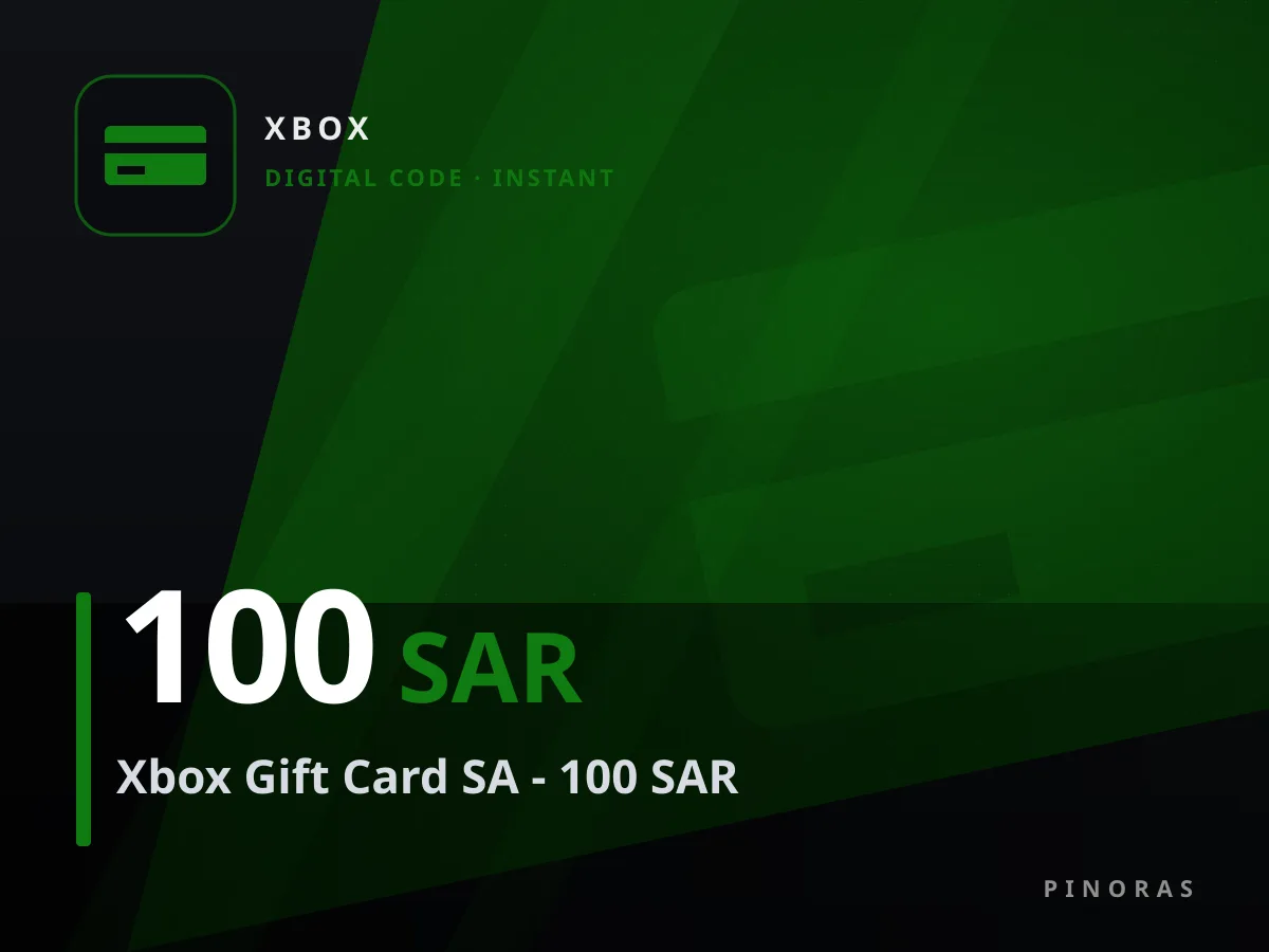Xbox Gift Card SA - 100 SAR — Pinoras