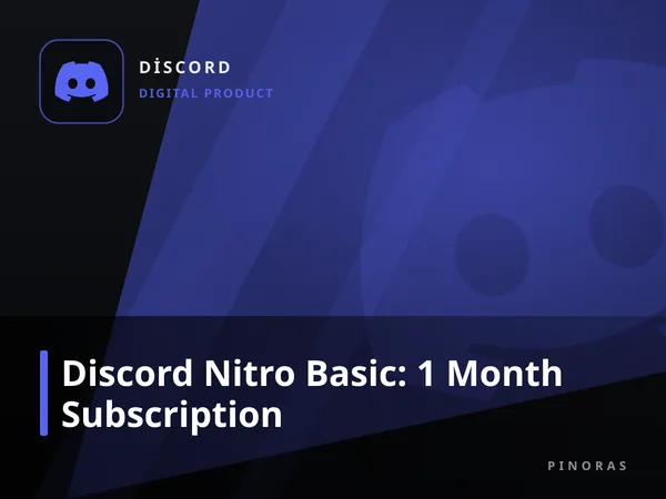 Discord Nitro Basic: 1 Month Subscription