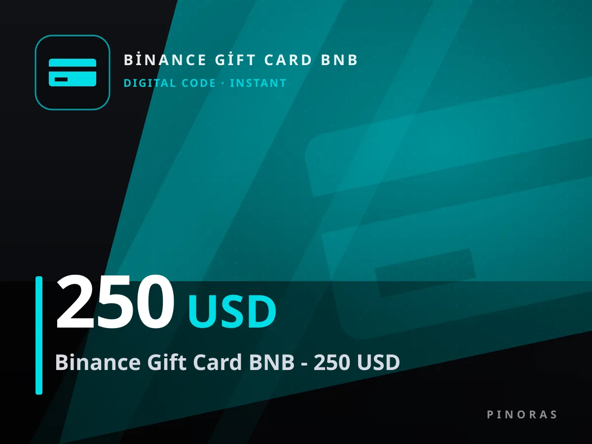 Binance Gift Card BNB - 250 USD — Pinoras