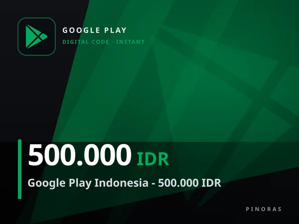 Google Play Indonesia - 500.000 IDR