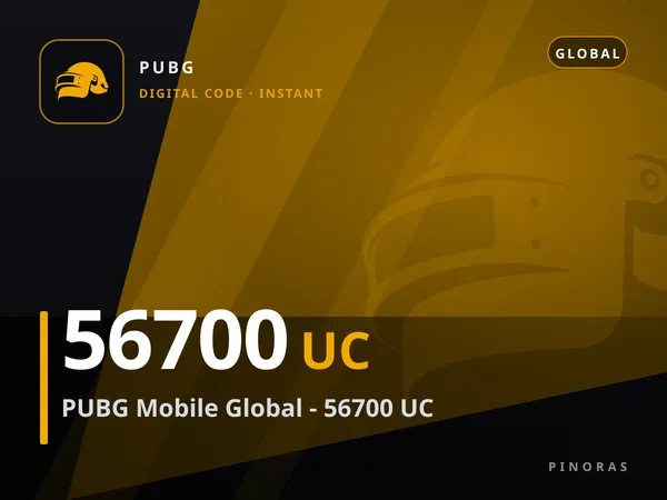 PUBG Mobile Global - 56700 UC