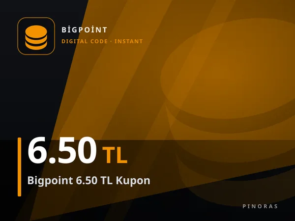 Bigpoint 6.50 TL Kupon