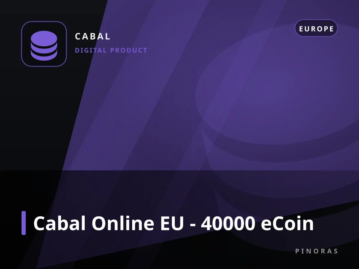 Cabal Online EU - 40000 eCoin — Pinoras
