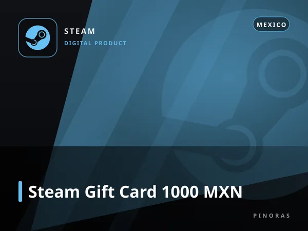 Steam Gift Card 1000 MXN