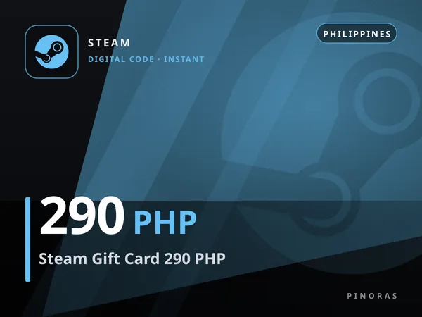 Steam Gift Card 290 PHP