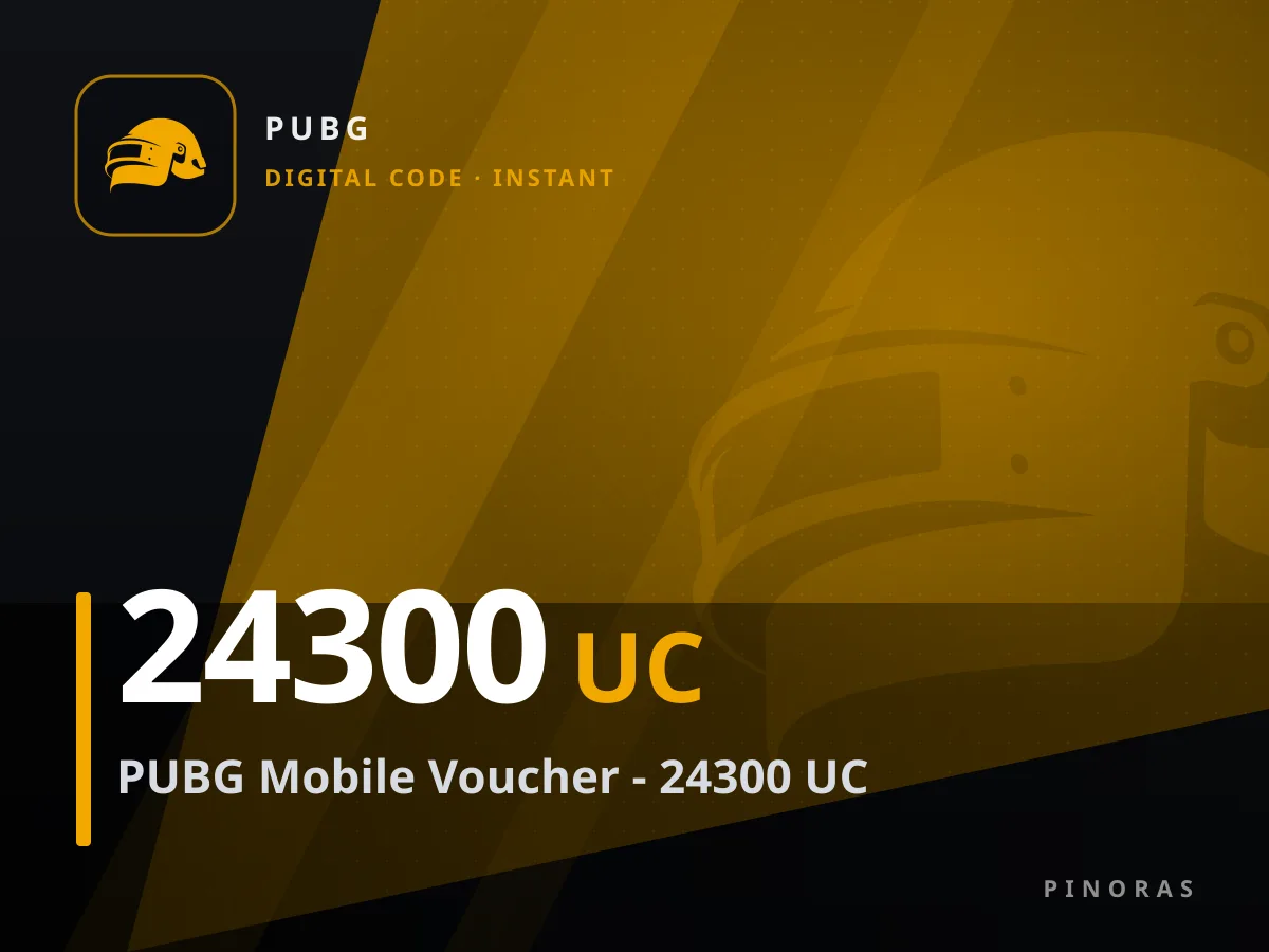 PUBG Mobile Voucher - 24300 UC — Pinoras