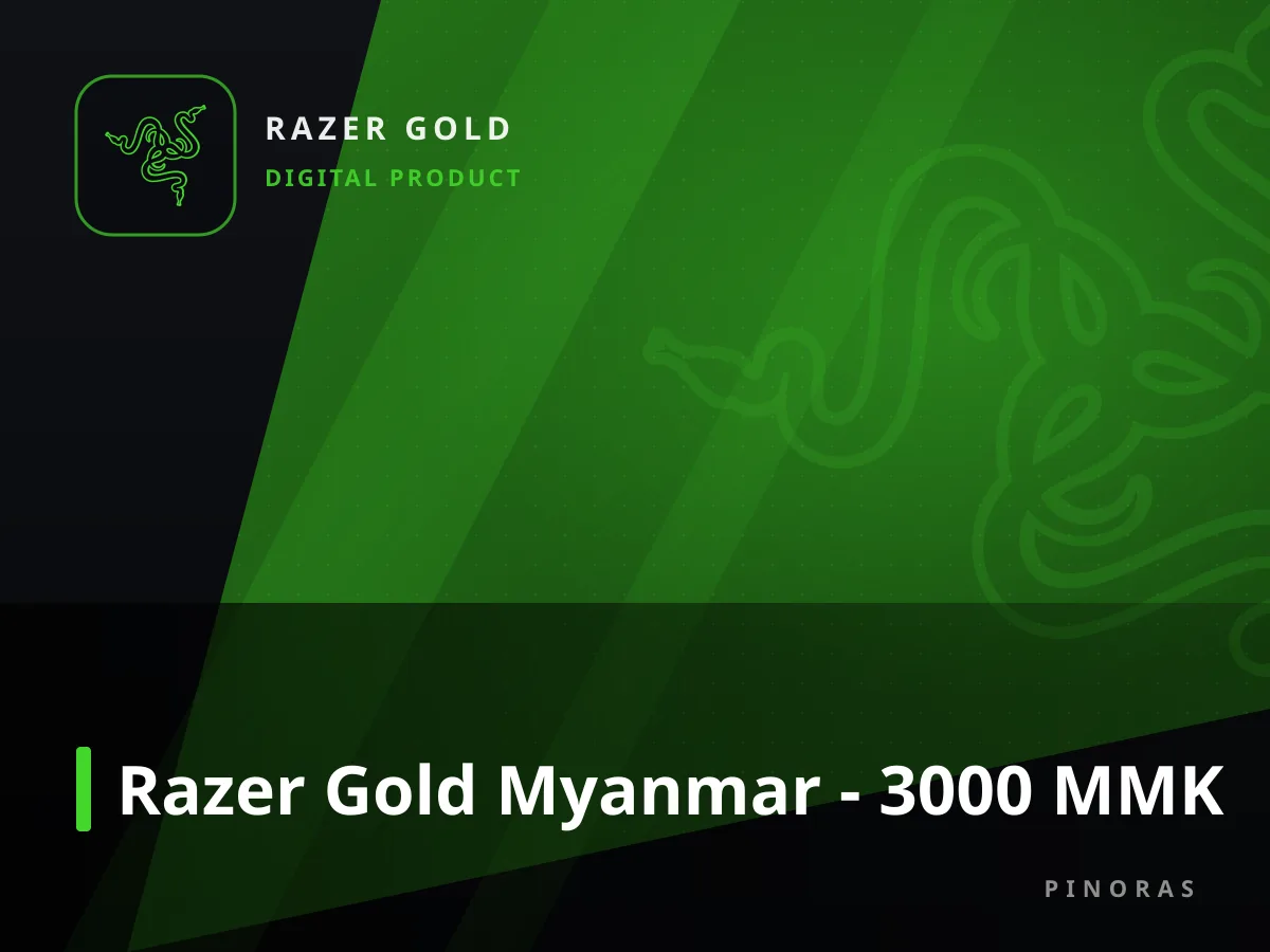 Razer Gold Myanmar - 3000 MMK — Pinoras