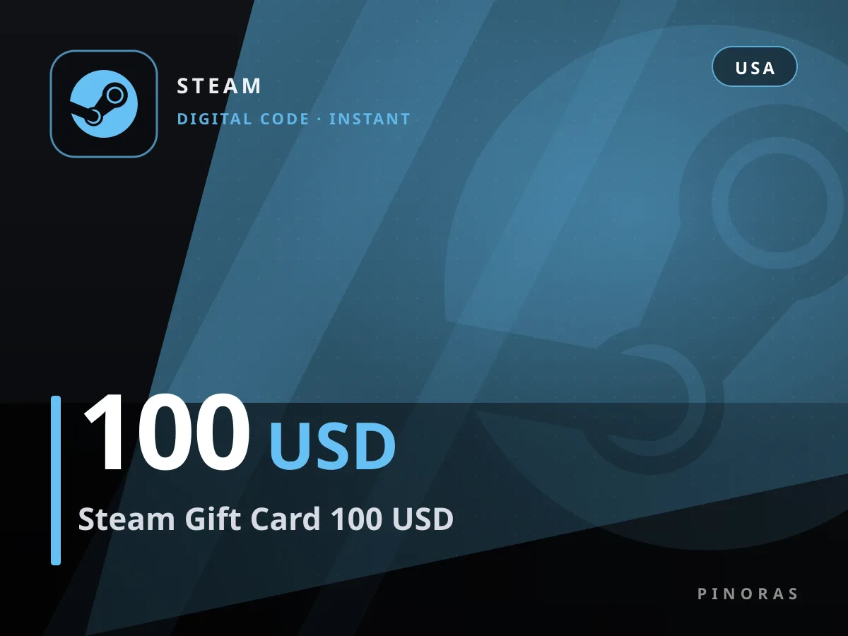 Steam Gift Card 100 USD — Pinoras