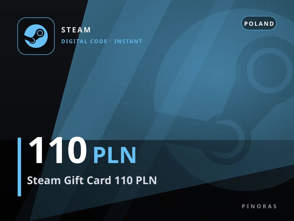 Steam Gift Card 110 PLN — Pinoras