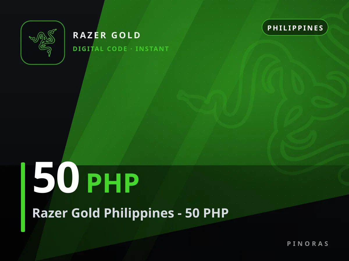 Razer Gold Philippines - 50 PHP — Pinoras