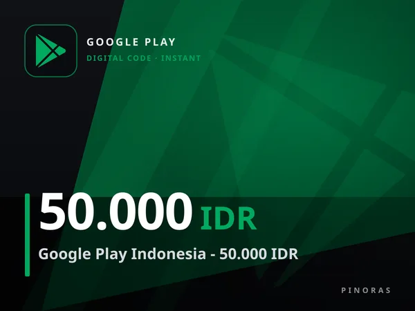 Google Play Indonesia - 50.000 IDR