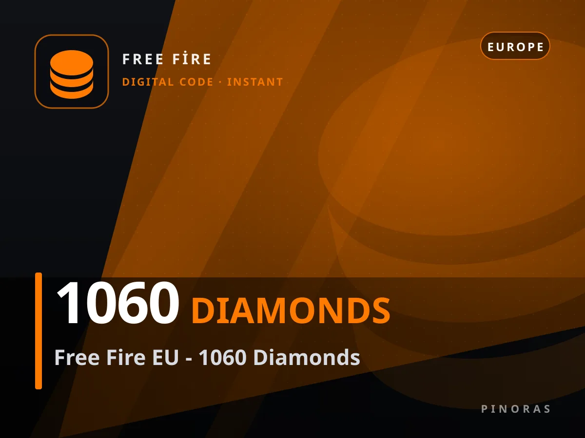 Free Fire EU - 1060 Diamonds — Pinoras