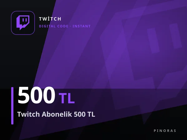 Twitch Abonelik 500 TL